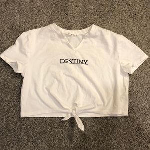 SHEIN Girls Destiny Crop Top